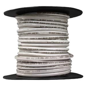 25 ft. 14 Gauge Stranded White Copper THHN Wire