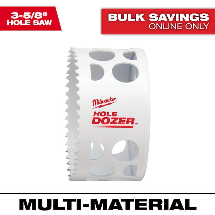 Milwaukee 3-5/8 in. Hole Dozer Bi-Metal Hole Saw