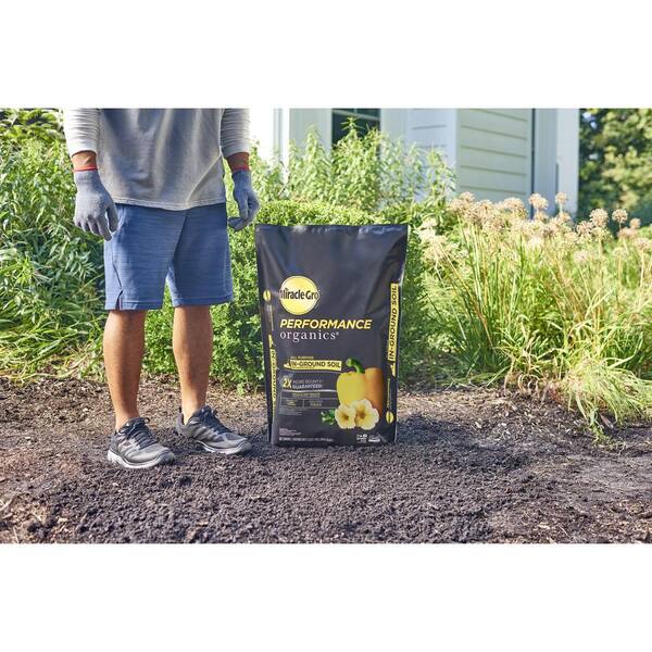 Miracle Gro 1 3 Cu Ft Performance Organics All Purpose In Ground Garden Soil The Home Depot