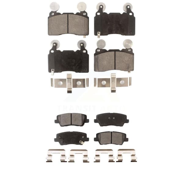 TEC Front Rear Ceramic Brake Pads Kit For Cadillac CTS KTC-100219