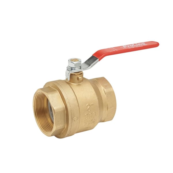 ProLine 2.5 in. Brass FIP Full Port Ball Valve-107-819 - The Home Depot