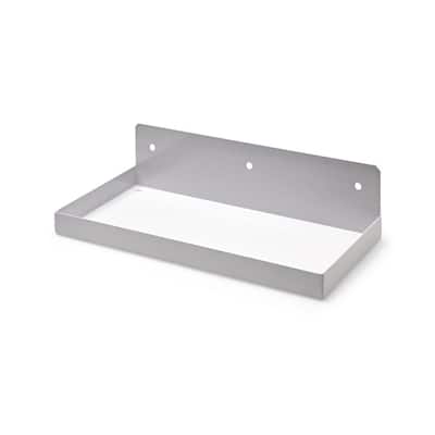 L x 32 in ... Alligator Board ALGSHELF5x32GALV 5 in W Metal Pegboard Shelves 