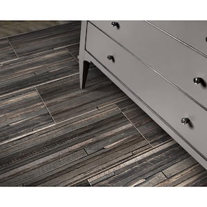 Harlan 11.8 in. x 47.2 in. Brown Porcelain Matte Wall and Floor Tile (15.47 sq. ft./case) 4-Pack