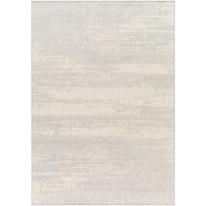 Ravello Cream Abstract 5 ft. x 7 ft. Indoor/Outdoor Area Rug