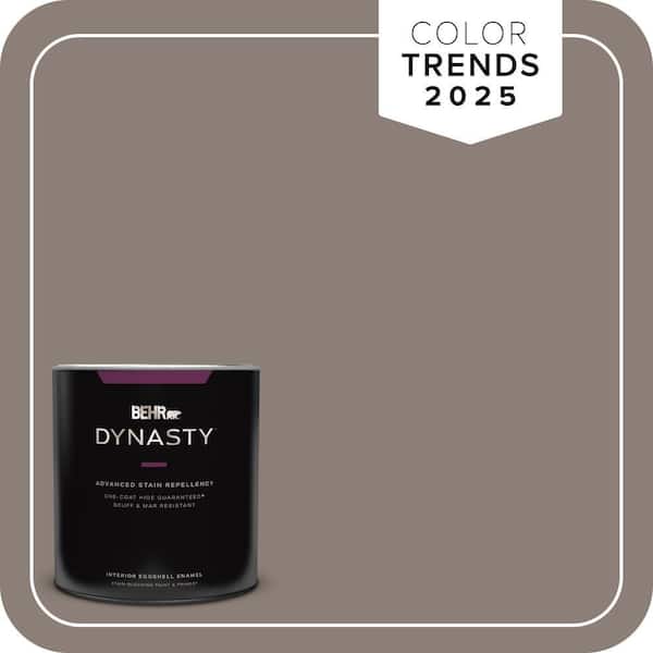 BEHR DYNASTY 1 qt. #HDC-NT-27B Wild Truffle One-Coat Hide Eggshell Enamel Interior Stain-Blocking Paint and Primer