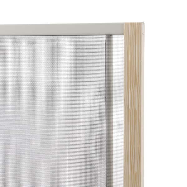 W B Marvin 25 in. x 10 in. Grey Aluminum Adjustable Window Screen AWS1025 -  The Home Depot