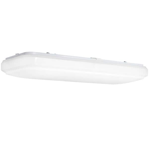 Commercial Electric 24 in. x 10 in. Kitchen Lighting LED Flush