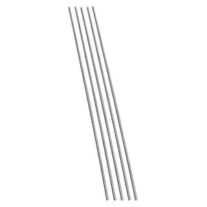 Frost Nickel 94 in. Vinyl Backsplash Accessory Inside Corner Trim (5-Pack)