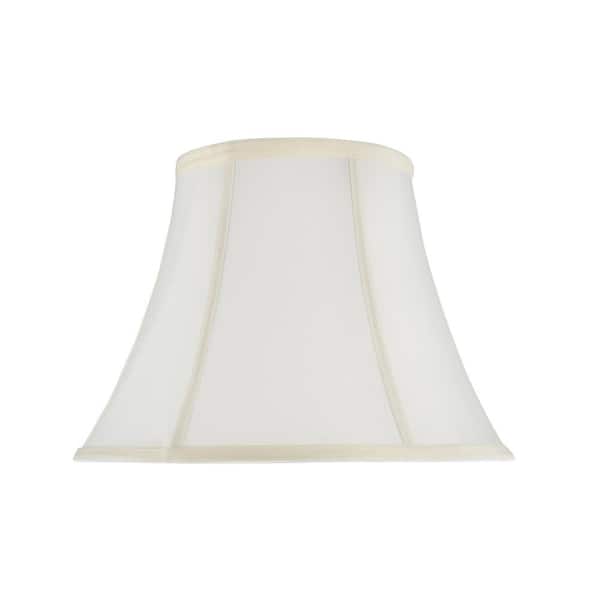 13 in. x 9.5 in. Off White Bell Lamp Shade