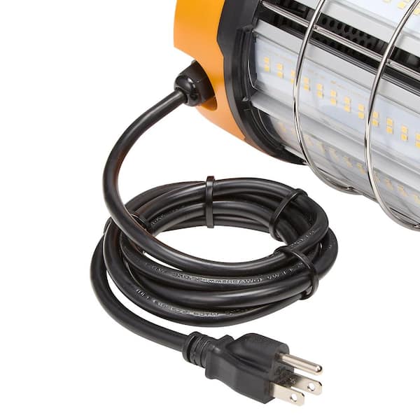 Maxxima High Bay Temporary LED Work Light, Linkable, 100-Watt 12,000 Lumens 5000K Daylight