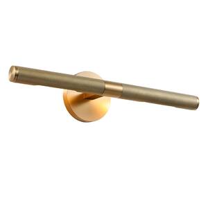 19 in. 2-Light Copper Vanity Light, Mirror Wall Light with Solid Brass and Rotatable Knurled Lampshade (Bulbs Included)