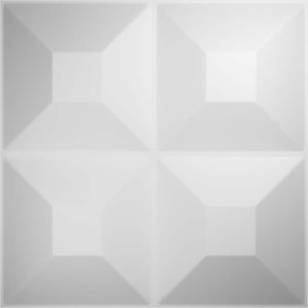 Ekena Millwork 19 5/8"W x 19 5/8"H Foster EnduraWall Decorative 3D Wall Panel Covers 26.75 Sq. Ft. (10-Pack for 26.75 Sq. Ft.)