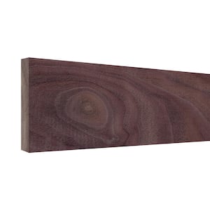 1/2 in. D x 1.5 in. W x XXGROUP$ 1 XX L Unfinished Natural Walnut Wood Board