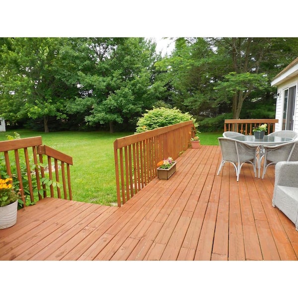 DECKMATE #8 x 1-5/8 in. Red Exterior Self-Starting Star Drive Flat-Head Wood Deck Screw Red 10 lbs box(729 pcs)