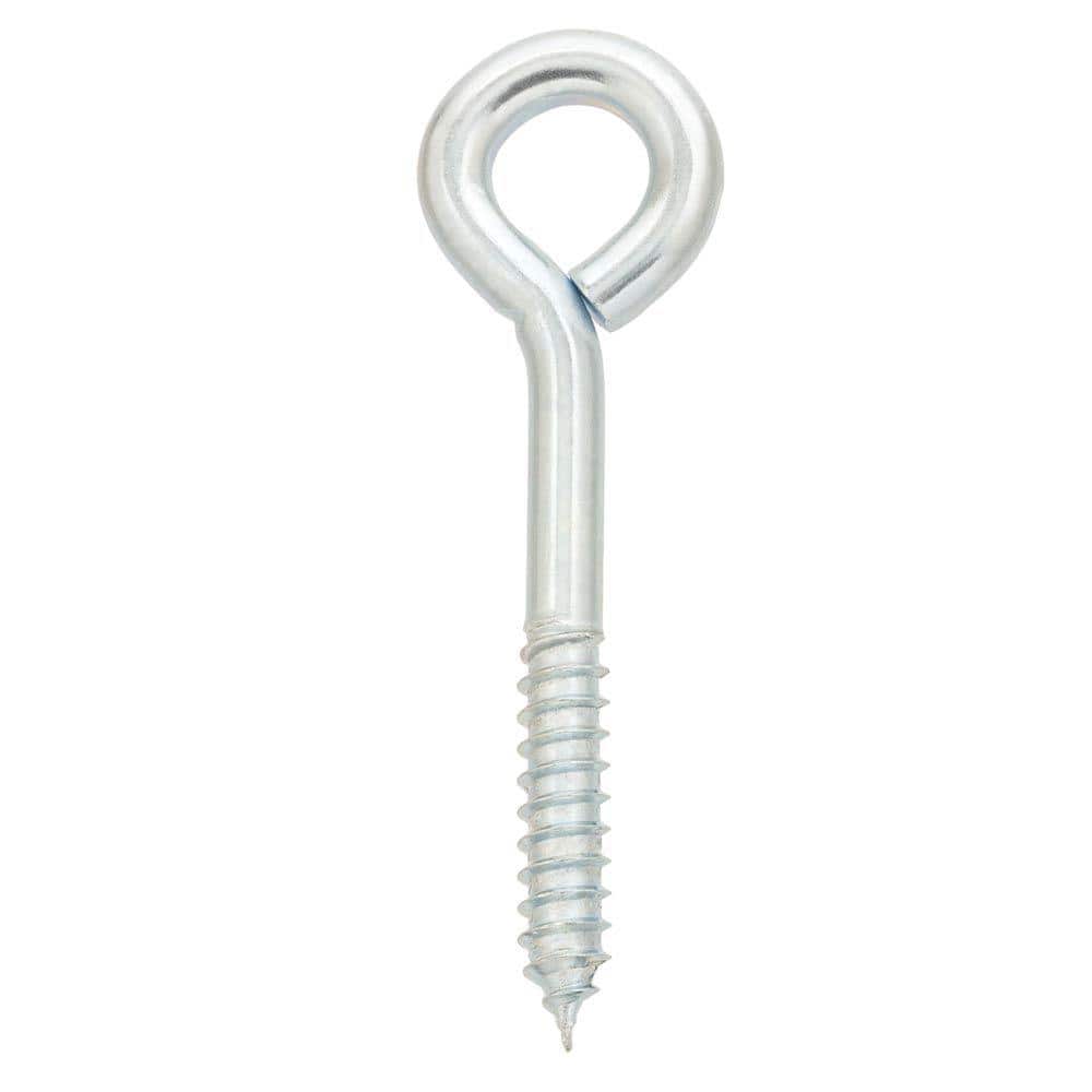 Everbilt 3/8 in. x 3 in. Galvanized Forged Screw Eye 809206 - The Home Depot