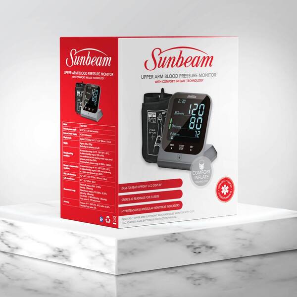  Sunbeam TMB-1583-S Upper Arm Blood Pressure Monitor