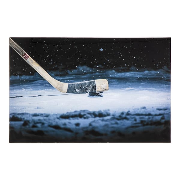 Yosemite Home Decor "Slapshot" Unframed Color Sports Photography Wall Art 24 in. x 36 in.
