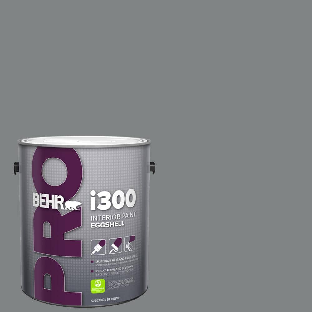 BEHR PRO 1 gal. PPU26-03 Legendary Gray Eggshell Interior Paint PR33301 -  The Home Depot