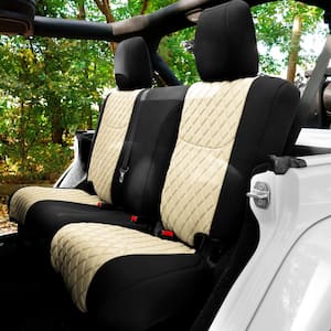 Neoprene Custom Seat Covers for 2007-2018 Jeep Wrangler JK 4DR Rear Set