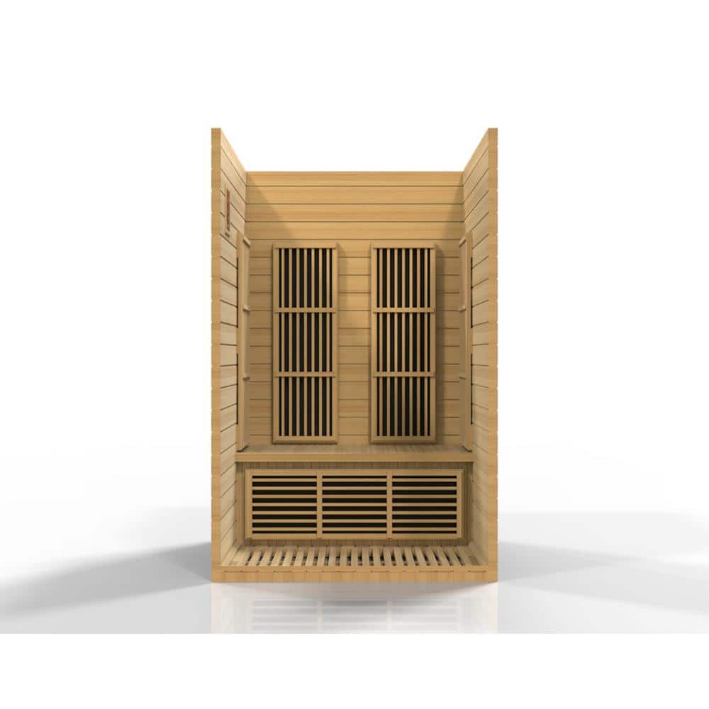 Seattle 2-Person Brown Hemlock FAR Infrared Sauna