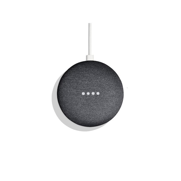 Google Nest Mini (2nd Gen) - Smart Home Speaker with Google Assistant -  Charcoal GA00781-US - The Home Depot