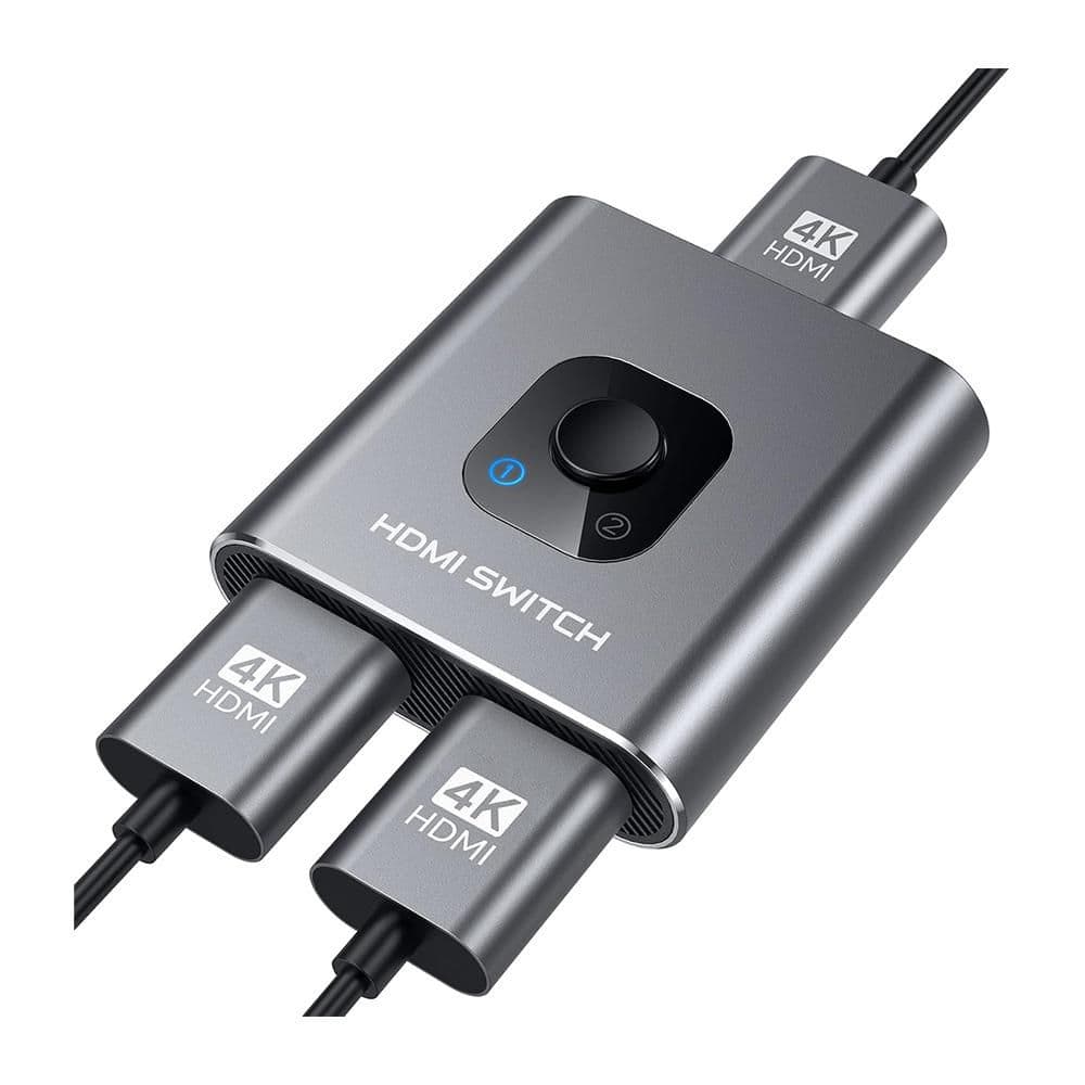 0.16 ft. 4K HDMI Switch Splitter 2 In 1 Out Bi-Directional with 3D Support 
