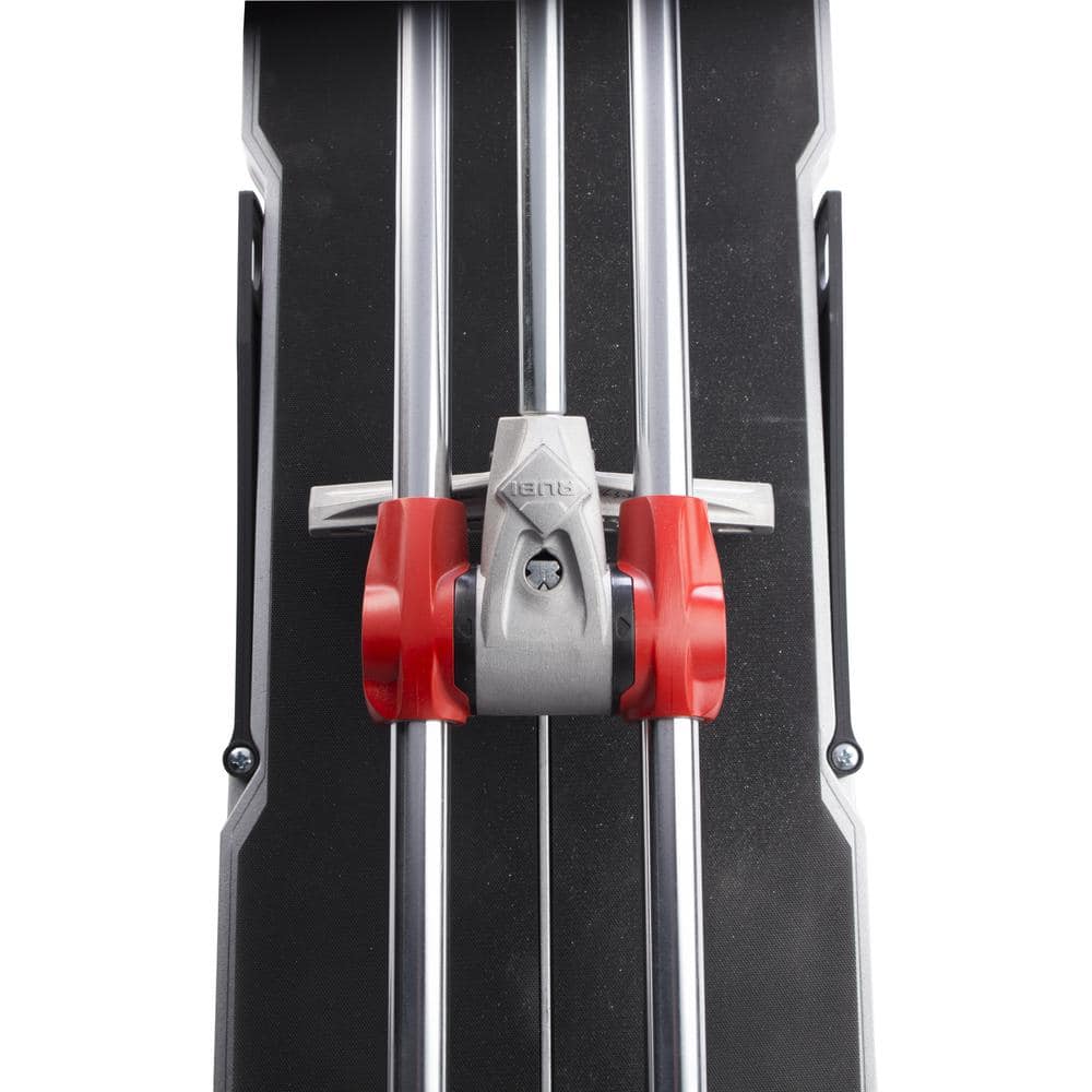 36-Inch Red and Silver Manual Tile Cutter with Case