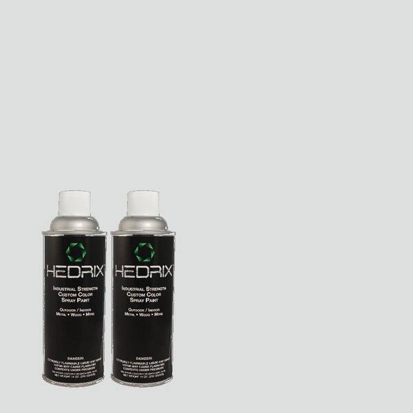 Hedrix 11 oz. Match of 90BG72/050 Glass Slipper Gloss Custom Spray Paint (2-Pack)