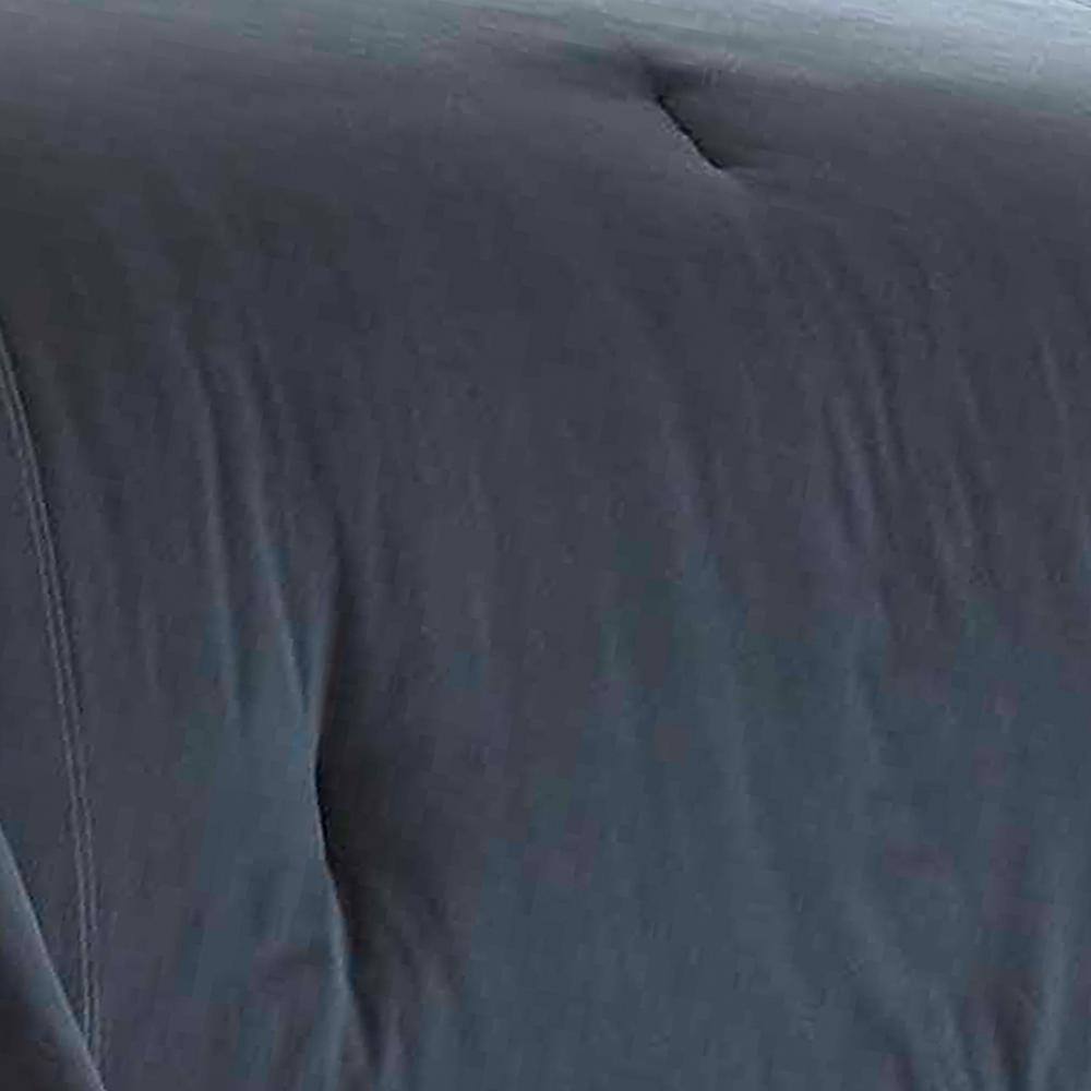 Charcoal Cotton Reversible Full Comforter Set with Shams