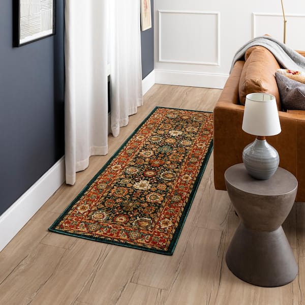 Garsdale Sapphire 2 ft. 6 in. x 10 ft. Runner Rug