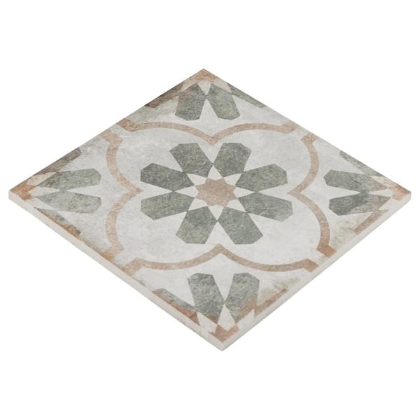 D'Anticatto Decor Florence 8-3/4 in. x 8-3/4 in. Porcelain Floor and Wall Tile (11.0 sq. ft./Case)