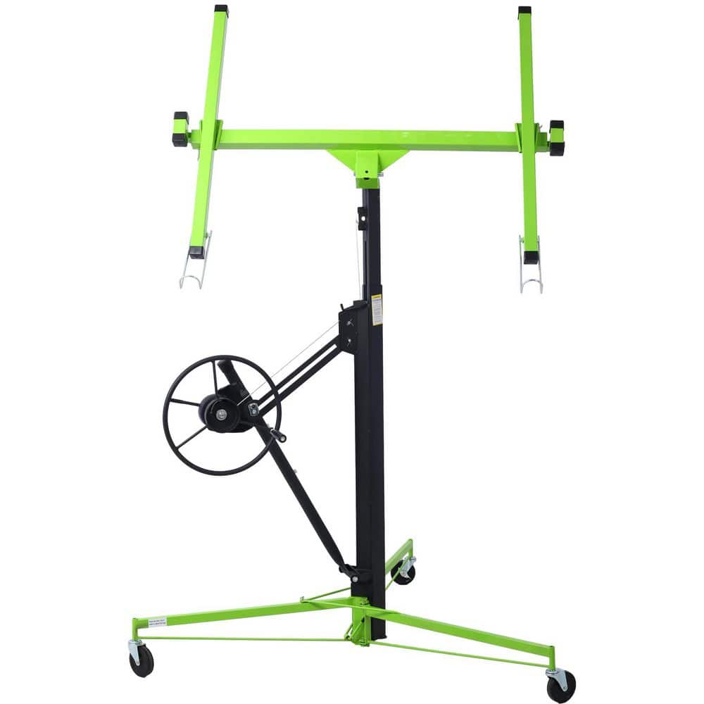 11 ft. Drywall Panel Hoist, 150 lbs Capacity, All Welded Steel Construction for Drywall Panel, Green and Black price history on PriceWatchPro