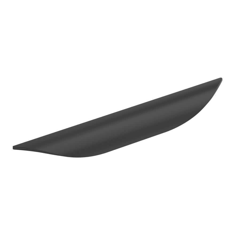 Current 6-5/16 in. (160 mm) Modern Matte Black Edge Cabinet Pull price history on PriceWatchPro