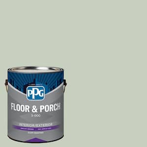 1 gal. PPG1124-3 Frosty Pine Satin Interior/Exterior Floor and Porch Paint