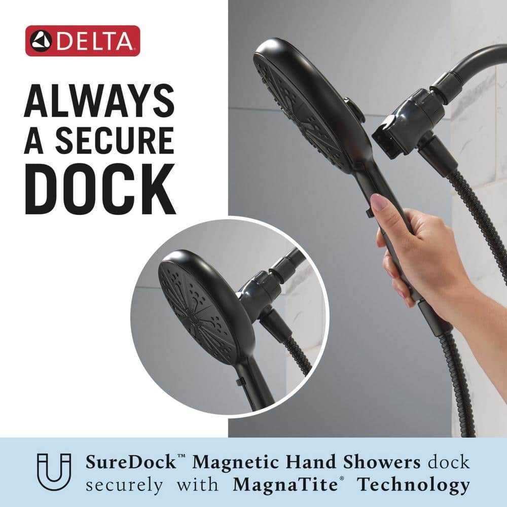 Matte Black Multi-Head Wall Mounted Shower System