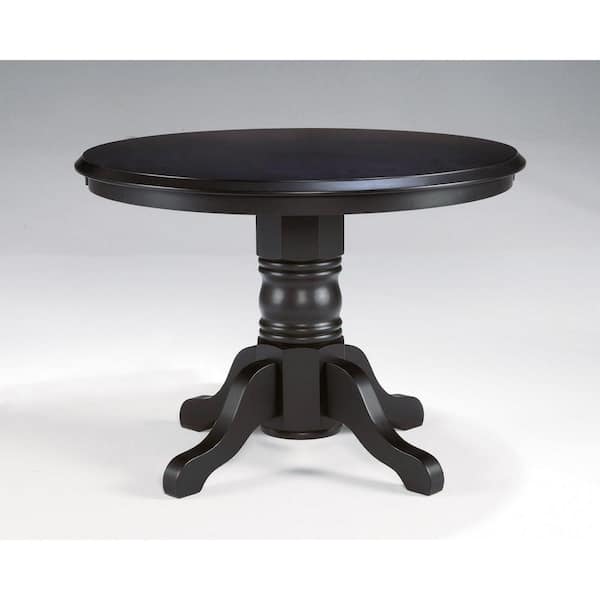 Homestyles 42 In Round Black Dining Table 5178 30 The Home Depot Round Black Dining Table 5178, 42 Inch Round White Dining Table