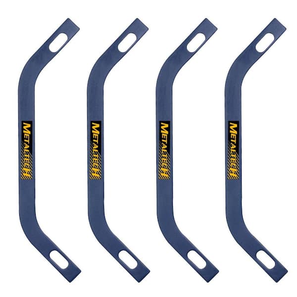 MetalTech 13 in. Steel Scaffold Locking Frames with Locking Pins, Safety Device for Mason Stacking Scaffolding System (4-Pack)