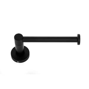 Florence Wall Mounted Toilet Paper Holder in Matte Black