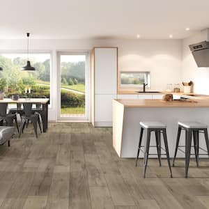 Cottage Smoke 8 in. x 48 in. Matte Porcelain Wood Look Floor and Wall Tile (28 Cases/446.88 sq. ft./Pallet)