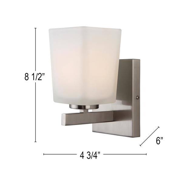 Hartley Brushed Nickel Dimmable Vanity Light