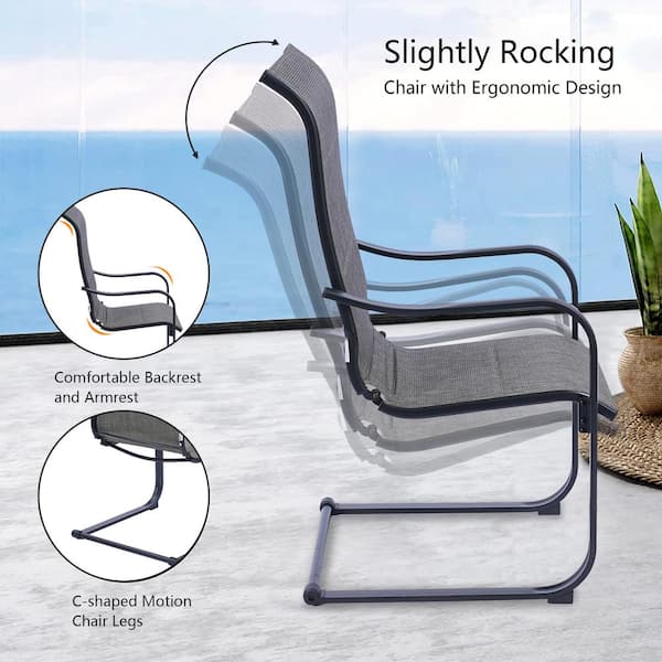 Leaf spring rocking discount chair