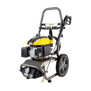 2900 PSI 2.4 GPM G2900 X Axial Pump Gas Power Pressure Washer with 4 Nozzle Attachments