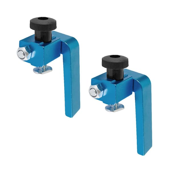 ‎POWERTEC 2-1/4 in. Fence Flip Stop for Woodworking (2-Pack)
