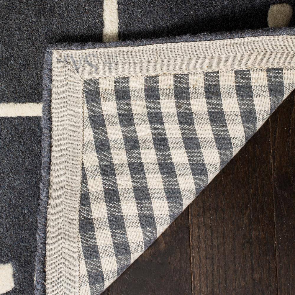 Ivory Hand-Tufted Wool 4' x 6' Rectangular Area Rug