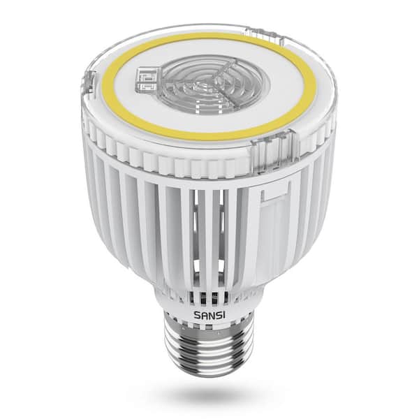 SANSI 350-Watt Equivalent A19 Energy Saving Non-Dimmable 5500 Lumens E26 LED Light Bulb 5000K Daylight 40-Watt (1-Pack)