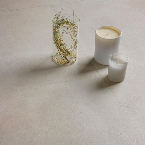 Italian Melange Nordic White 12 in. x 24 in. Matte Stone Look Porcelain Floor and Wall Tile (8-Pieces, 16 sq. ft./Case)