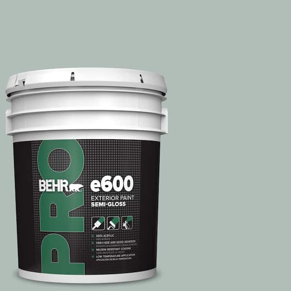 BEHR PRO 5 gal. #HDC-NT-25 Dew Semi-Gloss Exterior Paint