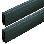 4 ft. Woodland Green Vinyl Lattice Divider (2-Pack)