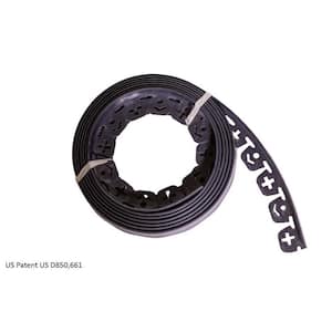 20 ft. Long x 2 in Depth x 1.5 in Height No Dig Edging Polyethylene with Extra Nails
