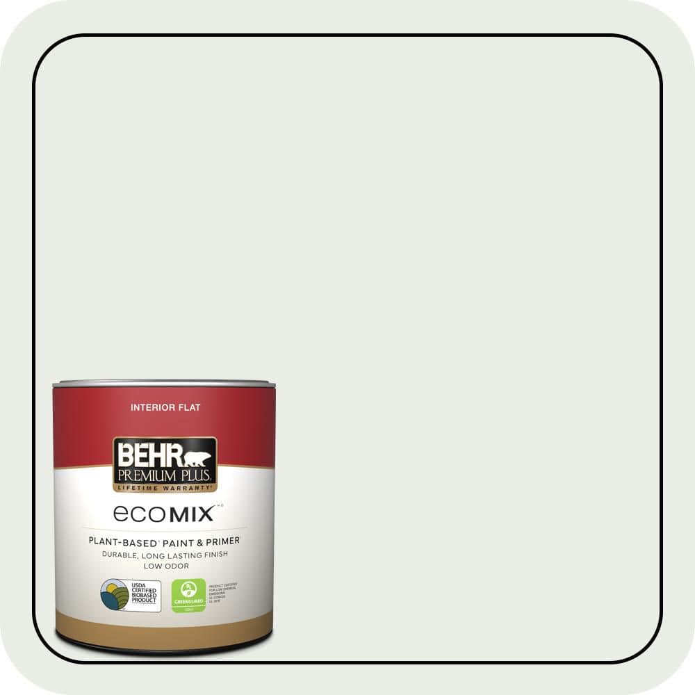 1 qt. #N410-1 Silence Flat EcoMix Plant-Based Interior Paint & Primer price history on PriceWatchPro